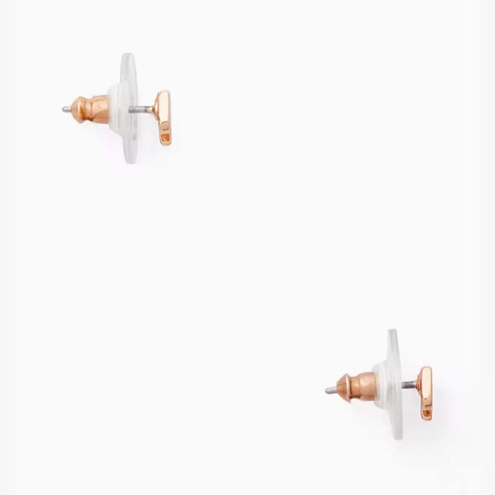 Kate Spade Mini Studs - Rose Gold NWT W/ Dust Bag - Picture 3 of 5